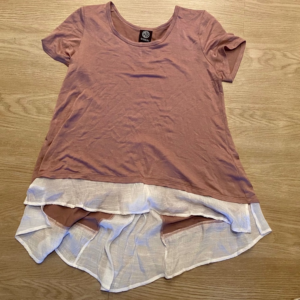 Bobeau Pink Shirt Size S